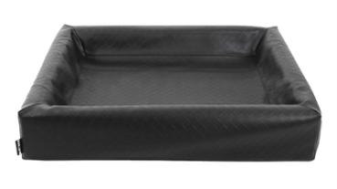 Hundebett Schwarz Quadratisch 70 x 60 x 15 cm BIA