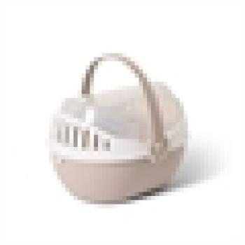 Transportbox Elmo Champagner / Weiß Savic