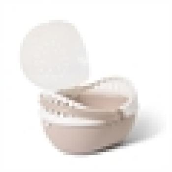 Preview: Transportbox Elmo Champagner / Weiß Savic