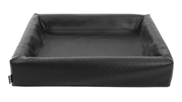 Hundebett Schwarz Quadratisch 70 x 60 x 15 cm BIA