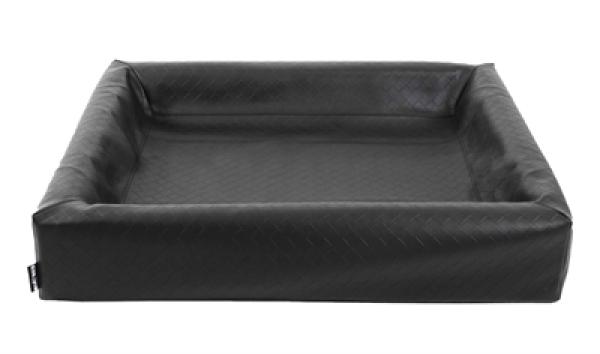 Hundebett Quadratisch Schwarz 85 x 70 x 15 cm BIA