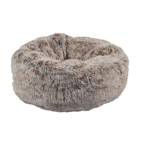 Hundebett Donut Zweifarbig Beige 70 x 70 x 25 cm Croci